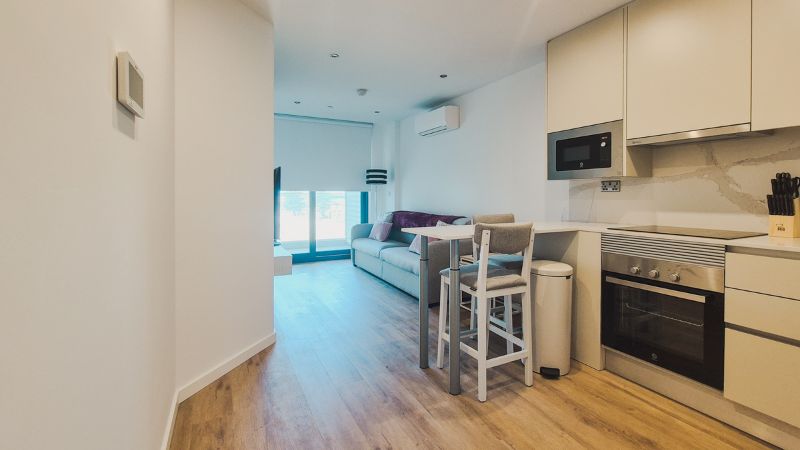Executive studio living area Victory Suites Gibraltar