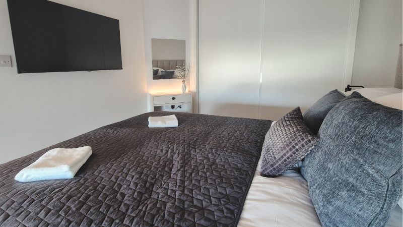 Bedroom second angle Victory Suites Gibraltar