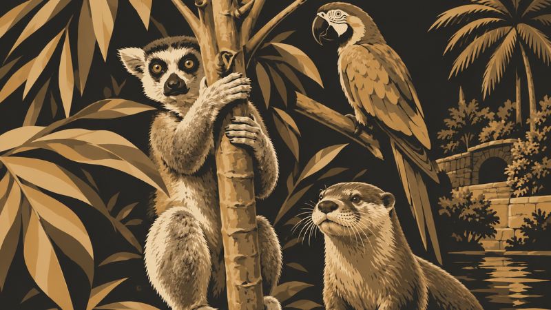 Alameda Wildlife Conservation Park Gibraltar lemurs tamarins rescued animals