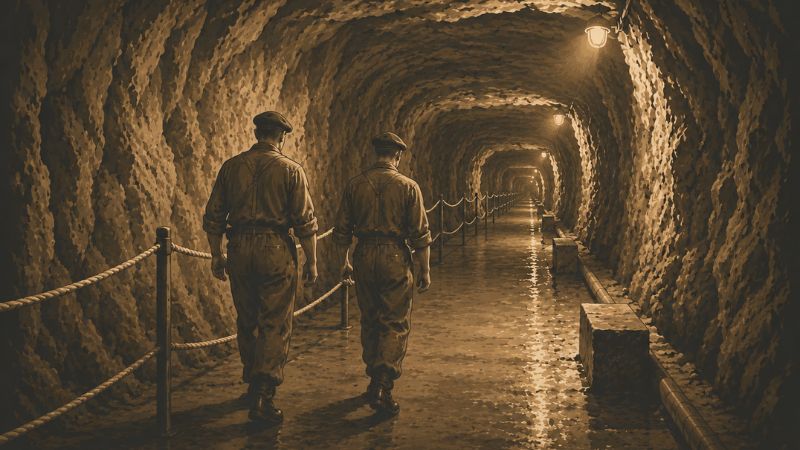 Great Siege Tunnels Gibraltar hand carved military history